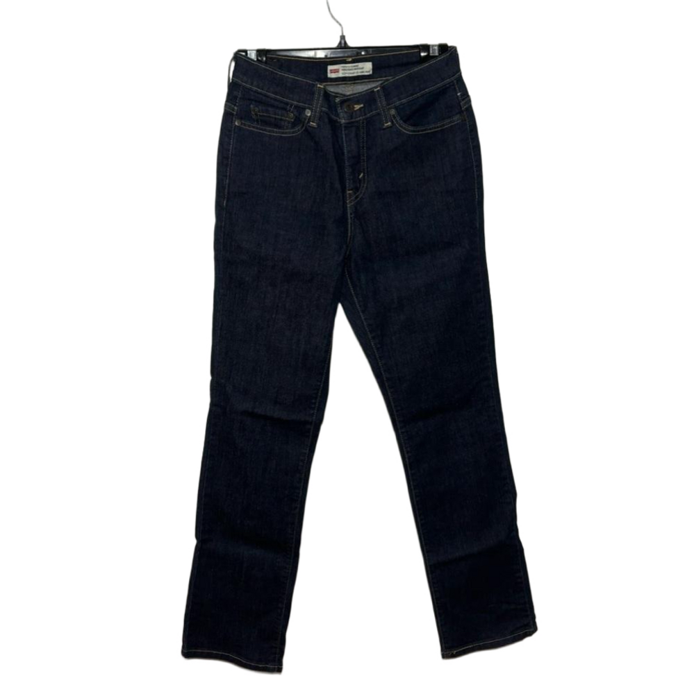 Women's Levi's Jeans Perfectly Slimming 512 Straight Leg Blue Size 6